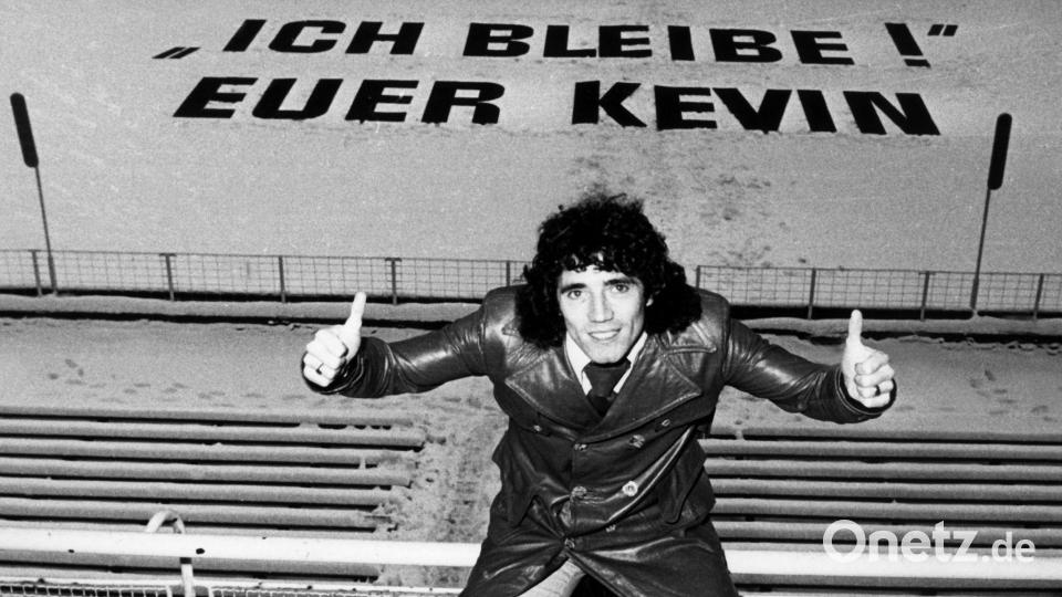 Kevin Keegan im alten Volksparkstadion des HSV. Bild: picture alliance / dpa