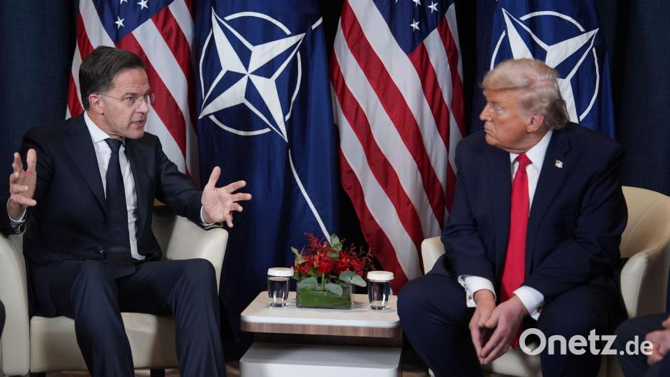 Nato-Generalsekretär Mark Rutte gilt als einer der wichtigsten Vermittler im Grönland-Konflikt. (Archivbild) Bild: Evan Vucci/AP/dpa