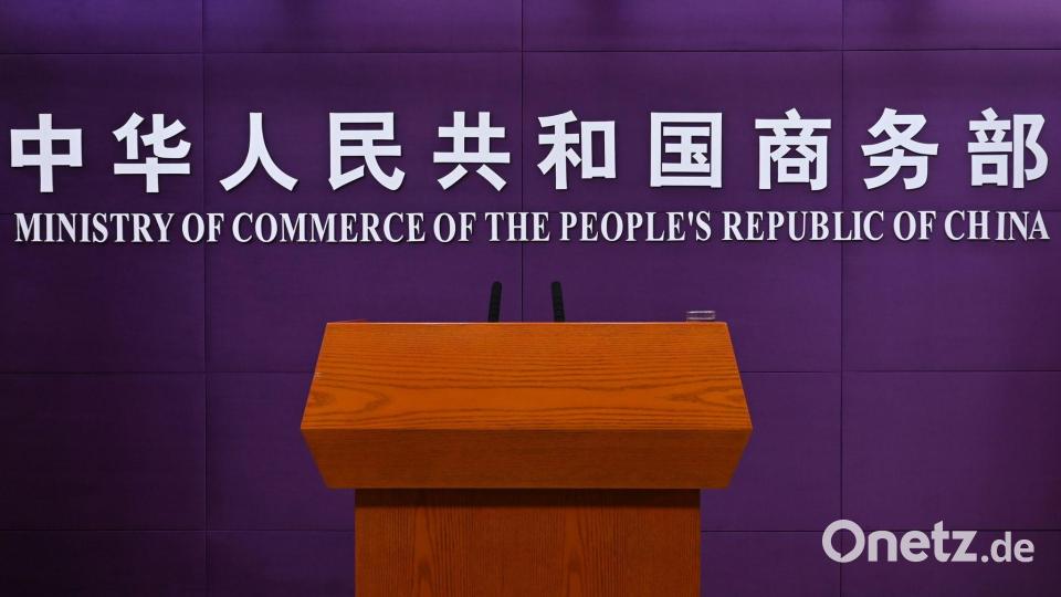 Chinas Handelsministerium hatte seit 2024 den Fall untersucht. (Symbolbild) Bild: Johannes Neudecker/dpa