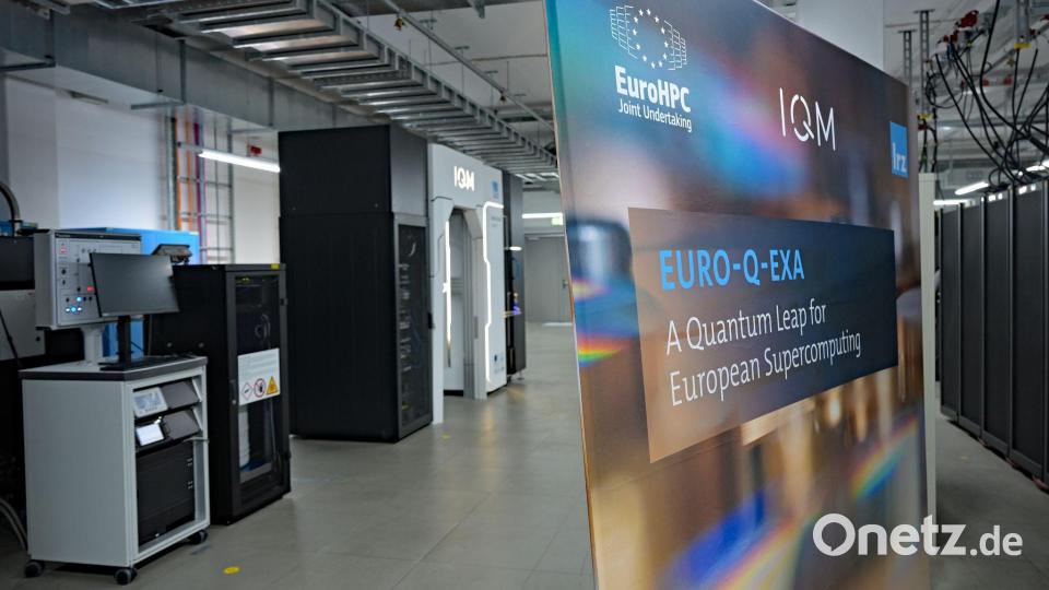 Die Inbetriebnahme des Quantencomputer Euro-Q-Exa gilt als Meilenstein. Bild: Malin Wunderlich/dpa