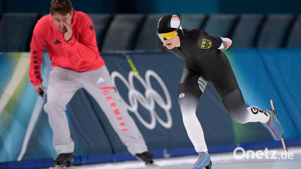 Maira Jasch belegte bei ihrem Olympia-Debüt Platz acht. Bild: Ben Curtis/AP/dpa