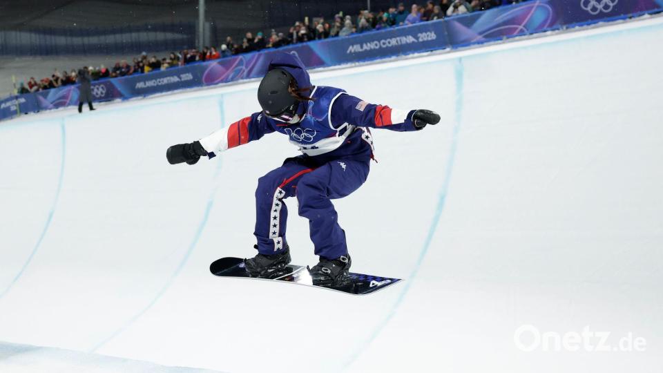 Verpasste ihr drittes Olympia-Gold: Chloe Kim Bild: Oliver Weiken/dpa