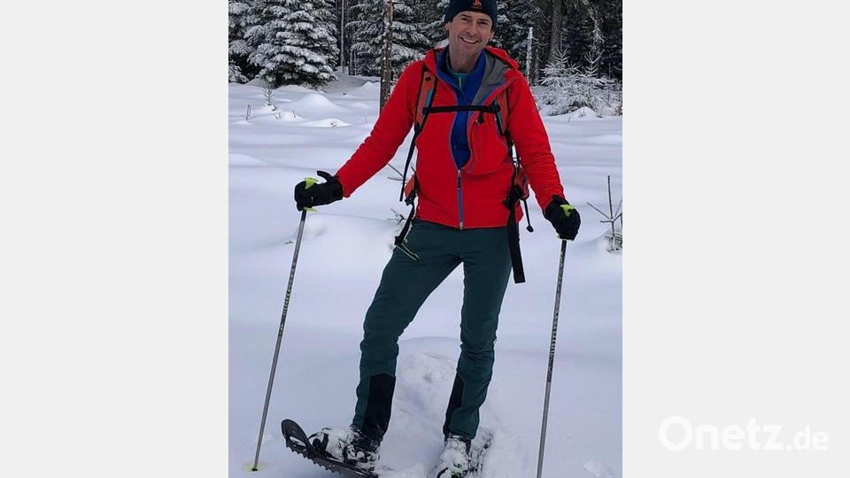 Markus Prechtl ist seit 25 Jahren Schneeschuhwanderführer im Fichtelgebirge. Bild: gis