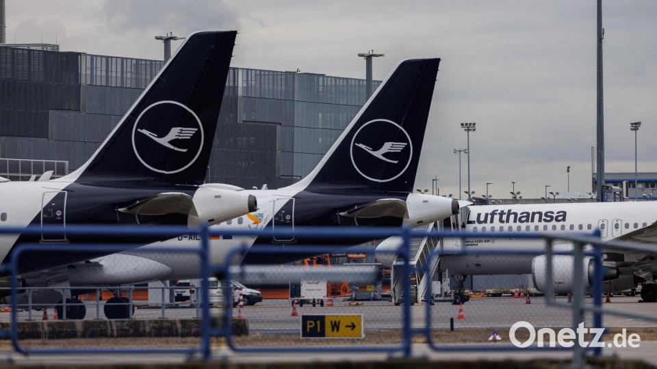 Stillstand am Frankfurter Flughafen. Bild: Hannes P. Albert/dpa