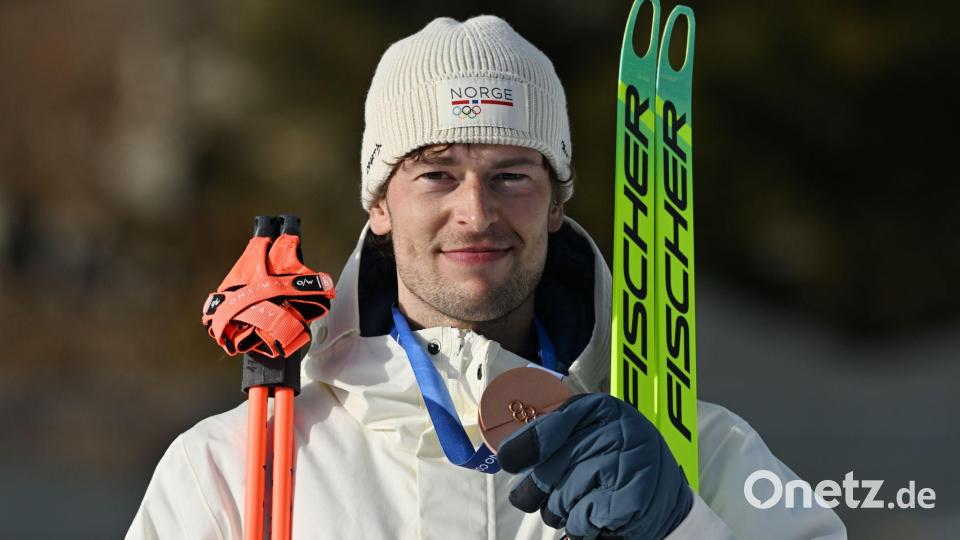 Schreibt wieder sportliche Schlagzeilen: Sturla Holm Laegreid. Bild: Hendrik Schmidt/dpa