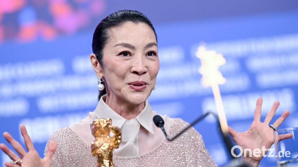 Ein Hollywoodstar auf der Berlinale: Michelle Yeoh. Bild: Britta Pedersen/dpa