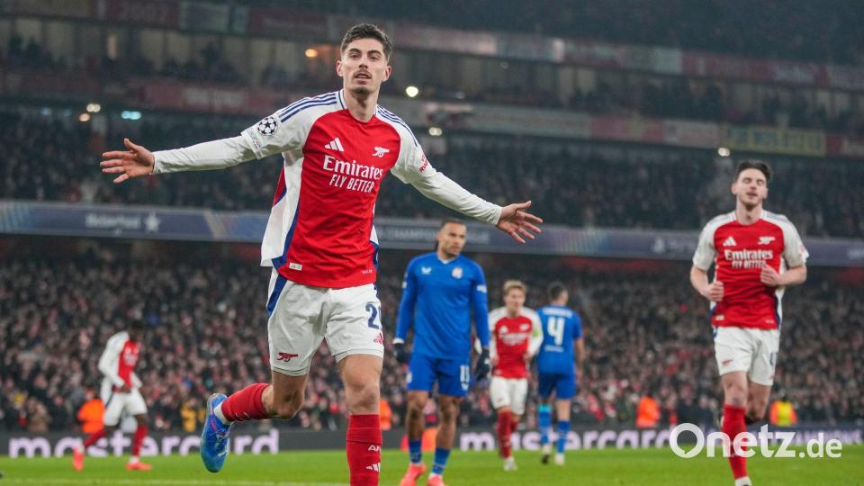 Beim FC Arsenal zeigte Havertz nach seinem Comeback gute Leistungen. (Archivbild) Bild: Kin Cheung/AP/dpa
