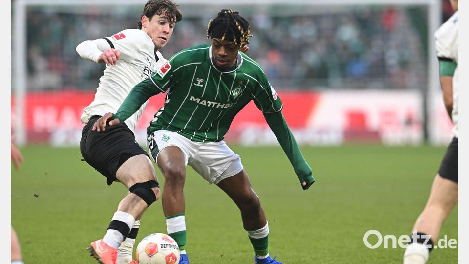 Werders teuerster Neueinkauf Samuel Mbangula. Bild: Carmen Jaspersen/dpa