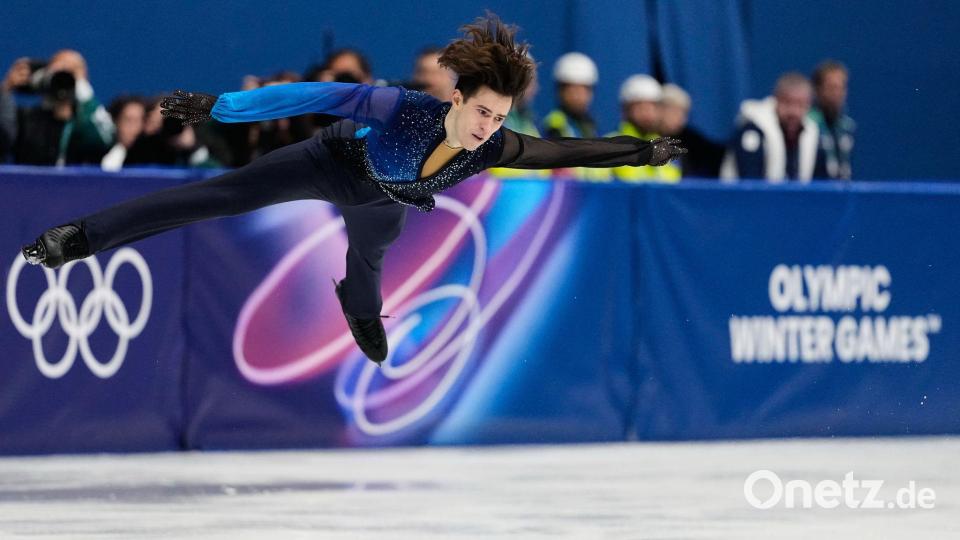 Michail Schaidorow gewinnt sensationell Gold. Bild: Natacha Pisarenko/AP/dpa