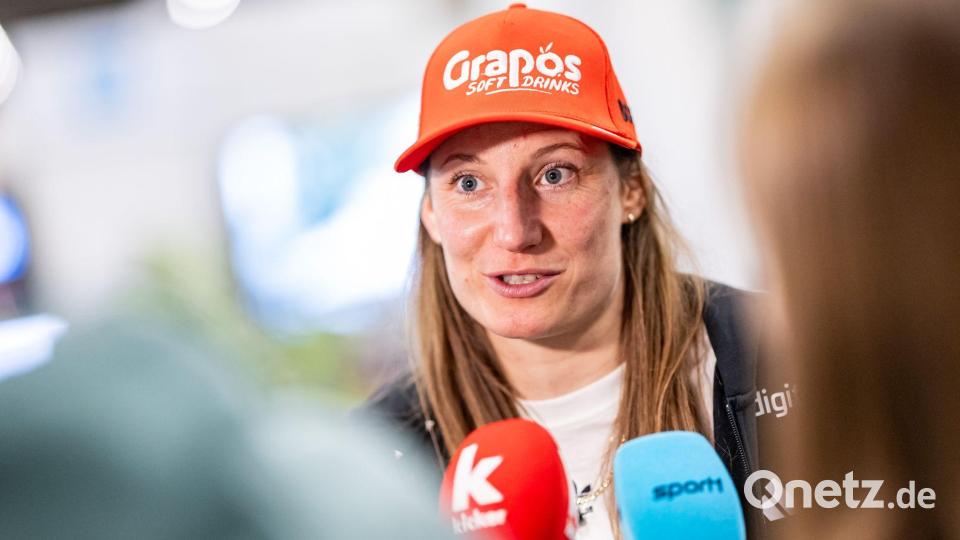 Bestreitet ihre dritten Winterspiele: Skirennfahrerin Lena Dürr. (Archivbild) Bild: Daniel Karmann/dpa