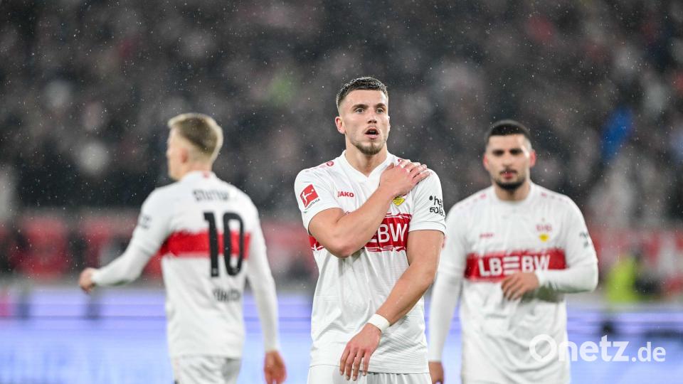 Ermedin Demirovic feiert sein 1:0. Bild: Harry Langer/dpa