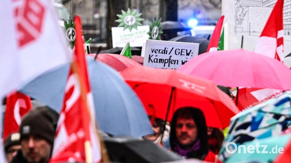 Mit Warnstreiks ist nun erst mal Schluss. (Archivbild) Bild: Britta Pedersen/dpa