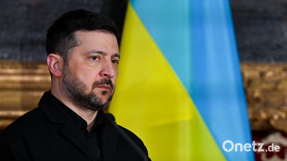 Der ukrainische Präsident Wolodymyr Selenskyj bekam von den Europäern viele warme Worte zu hören - Flugabwehrraketen für die Verteidigung seines Landes gegen Russland kann er sich dafür allerdings nicht kaufen. Bild: Sven Hoppe/dpa