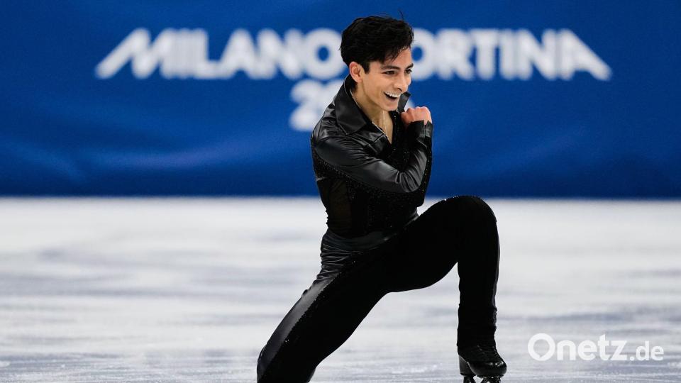 Eiskunstläufer Donovan Carillo vertritt Mexiko. Bild: Natacha Pisarenko/AP/dpa