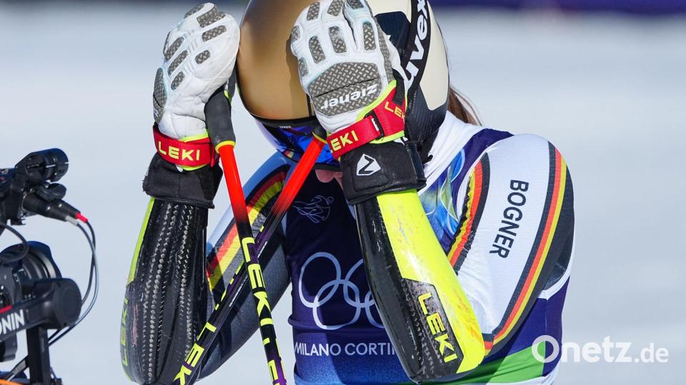 Lena Dürr verpasste im Olympia-Riesenslalom eine mögliche Medaille. Bild: Michael Kappeler/dpa