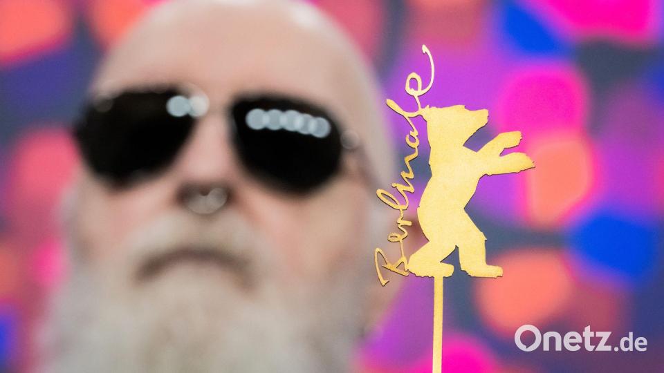 Judas-Priest-Sänger Rob Halford auf der Berlinale. Bild: Christoph Soeder/dpa