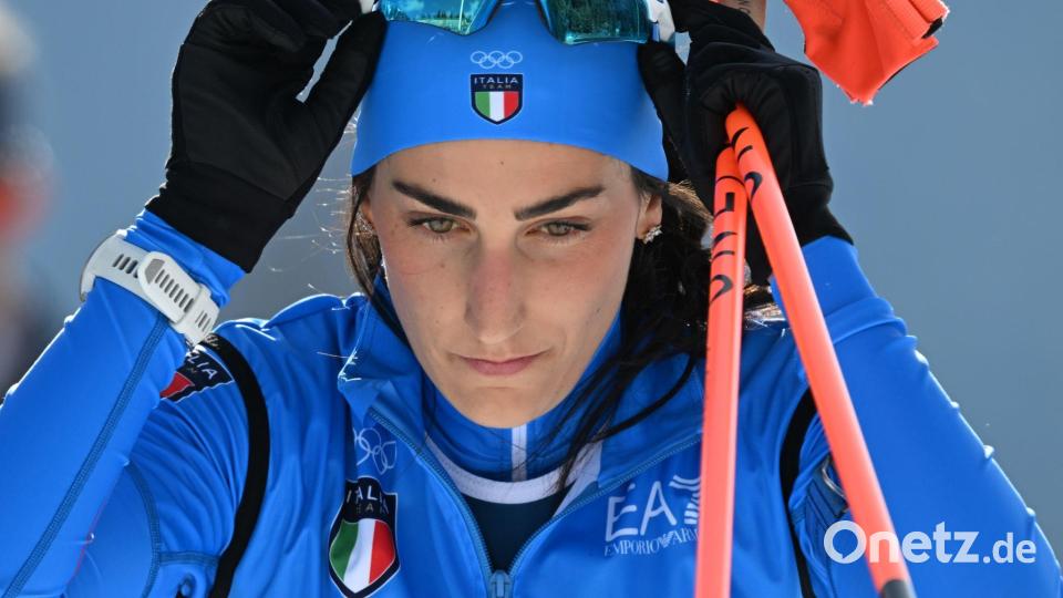 Rebecca Passler trainierte erstmals wieder seit dem Doping-Wirbel. Bild: Hendrik Schmidt/dpa