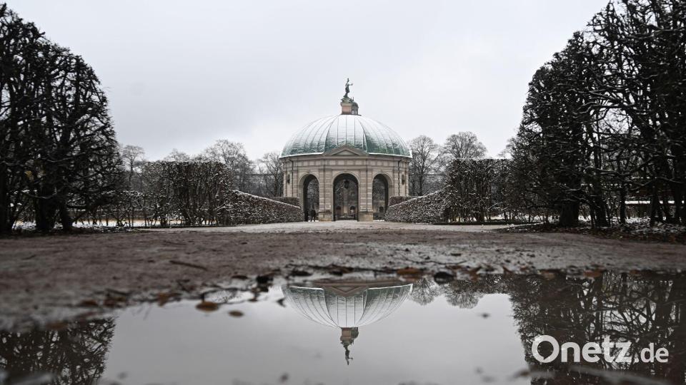 Ungemütliches Wetter in München. (Archivbild) Bild: Felix Hörhager/dpa