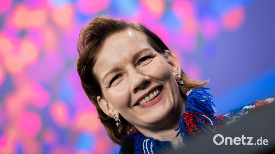 Sandra Hüller spricht über ihre Erfahrungen, eine Frau zu spielen, die sich als Mann ausgibt. Bild: Christoph Soeder/dpa