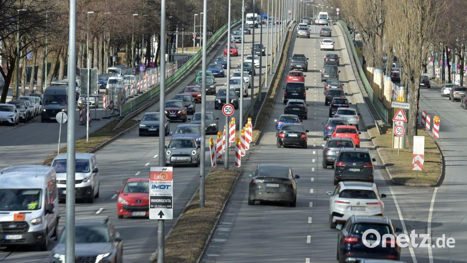 Die schlechte Luft am Mittleren Ring ist ein Problem für viele Anwohner. Bild: Malin Wunderlich/dpa