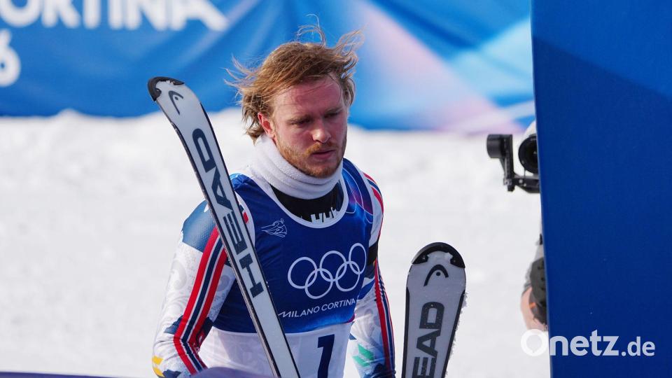 Tief enttäuscht: Atle Lie McGrath hatte Olympia-Gold vor Augen. Bild: Michael Kappeler/dpa