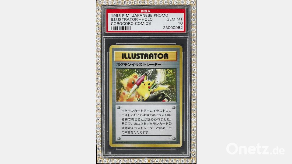 Der Youtuber und Wrestler Logan Paul ließ die Karte versteigern. Bild: -/Auktionshaus Goldin/dpa