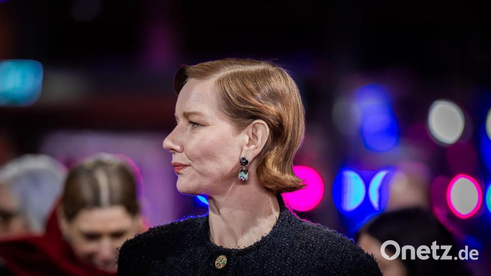 Sandra Hüller vor der Premiere. Bild: Christoph Soeder/dpa