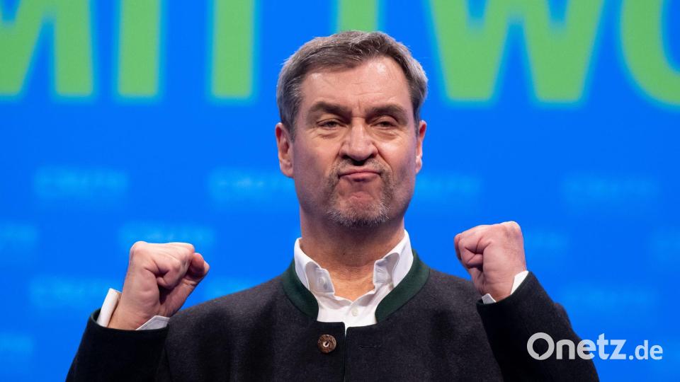 CSU-Chef Markus Söder ist ein großer Fan des Aschermittwochs. (Archivbild) Bild: Sven Hoppe/dpa