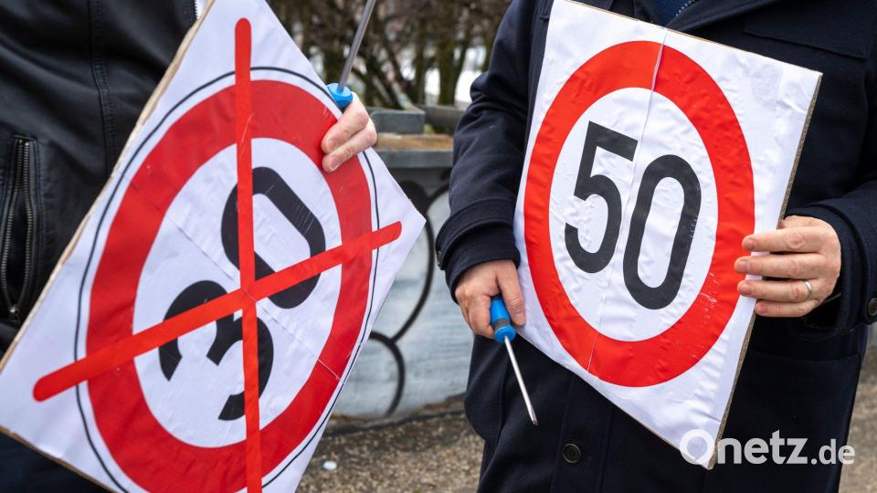 Erst vor einigen Wochen ist auf der Landshuter Allee Tempo 50 zurückgekehrt. (Archivbild) Bild: Peter Kneffel/dpa