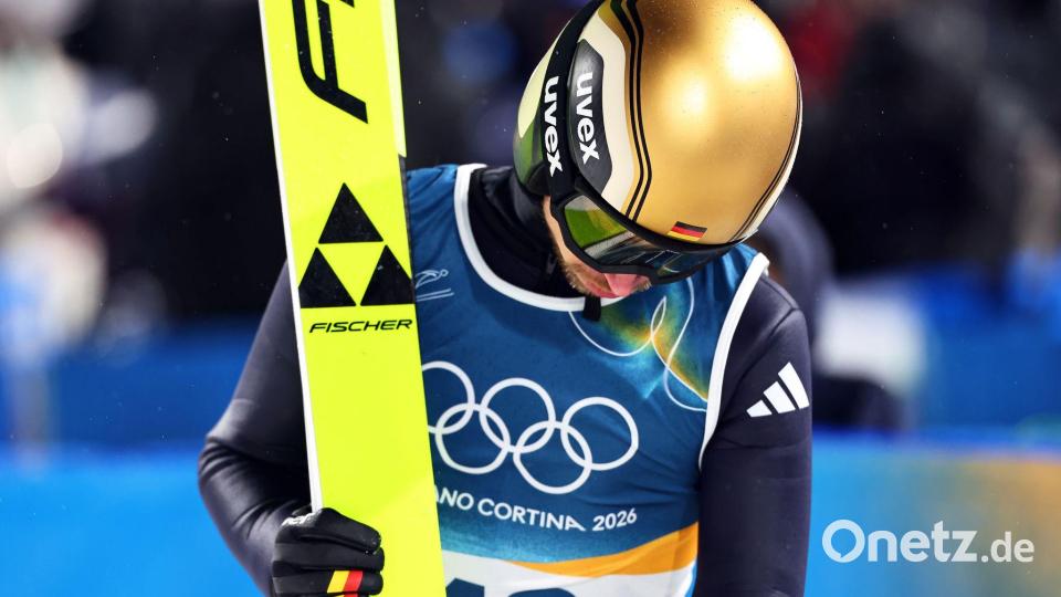 Felix Hoffmann konnte bei den Olympischen Winterspielen nicht überzeugen. (Archivbild) Bild: Daniel Karmann/dpa