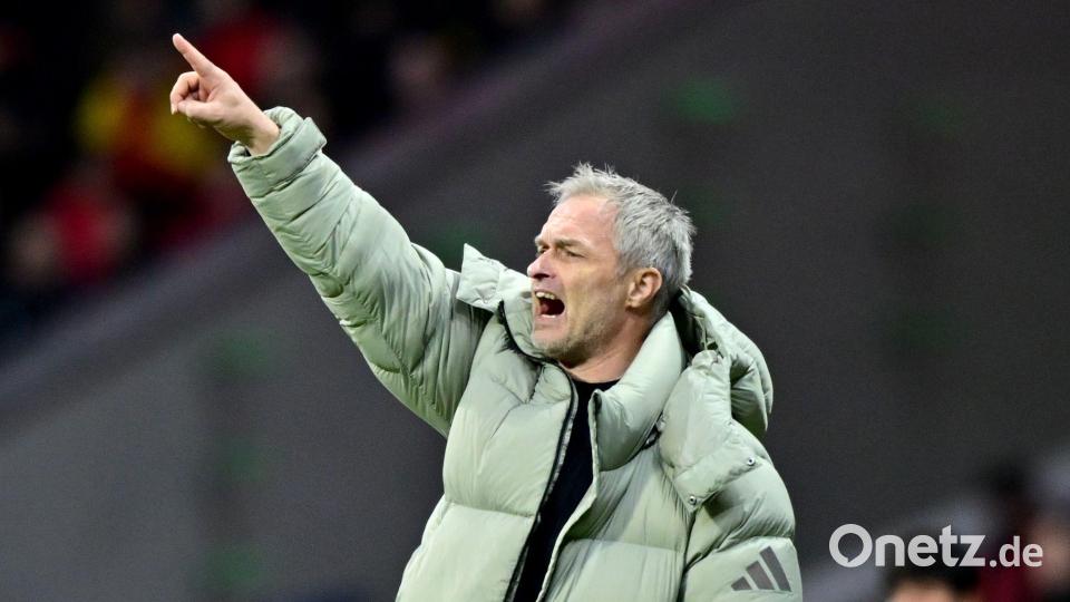 Bundestrainer Christian Wück: Fingerzeige Richtung WM 2027. (Archivbild) Bild: Sebastian Christoph Gollnow/dpa