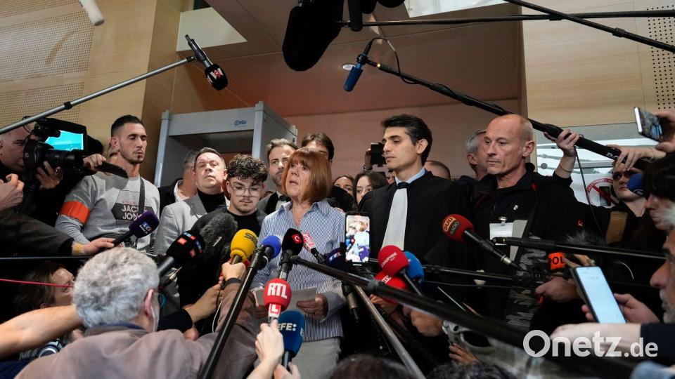 Pelicot konnte zunächst nicht fassen, was ihr Mann ihr angetan hatte. (Archivbild) Bild: Lewis Joly/AP/dpa