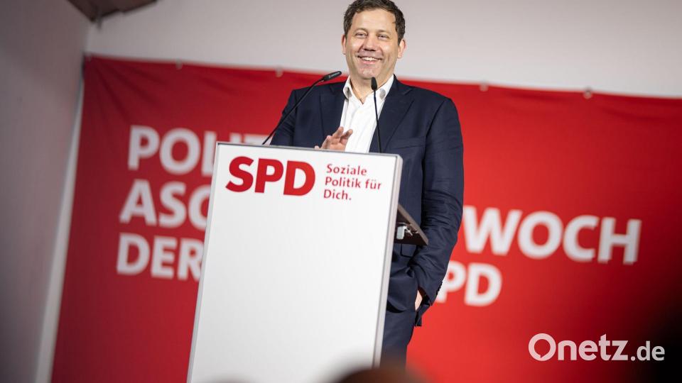 SPD-Parteichef Lars Klingbeil ging für seine Partei am politischen Aschermittwoch an den Start. Bild: Lukas Barth-Tuttas/dpa