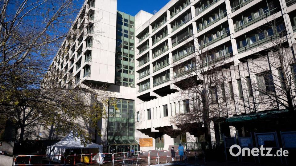 Vor dem Landgericht München I hat der Prozess gegen einen Mann wegen Mordes an seiner Großmutter begonnen. (Archivbild) Bild: Sven Hoppe/dpa