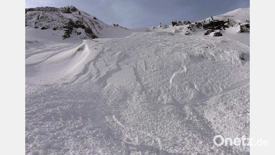 Diese Lawine tötete einen 71-jährigen Urlauber. Bild: Zoom.Tirol/APA/dpa
