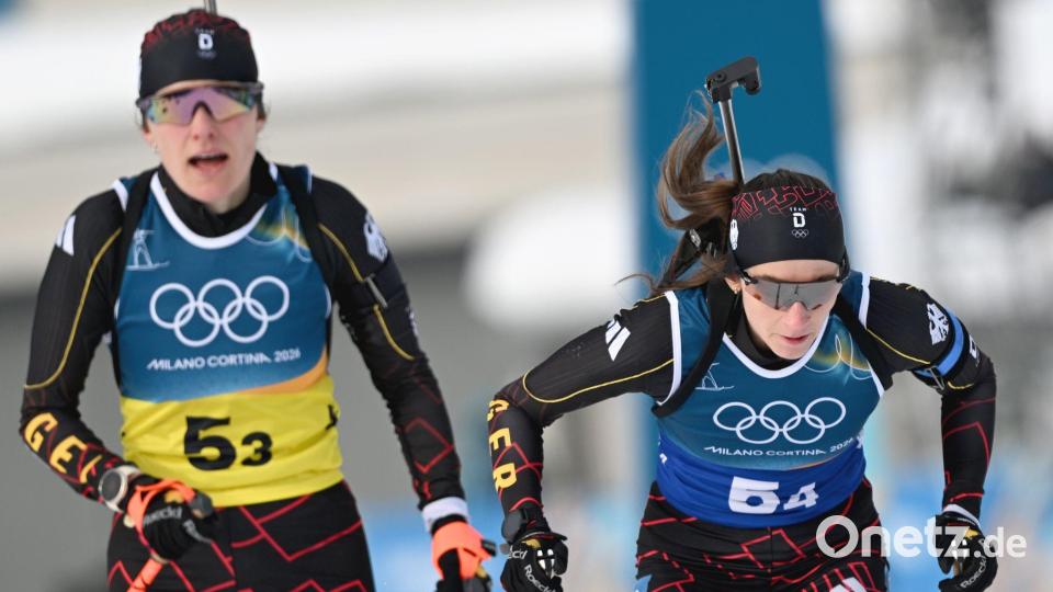 Janina Hettich-Walz (l) schickt Vanessa Voigt ins Rennen. Bild: Hendrik Schmidt/dpa