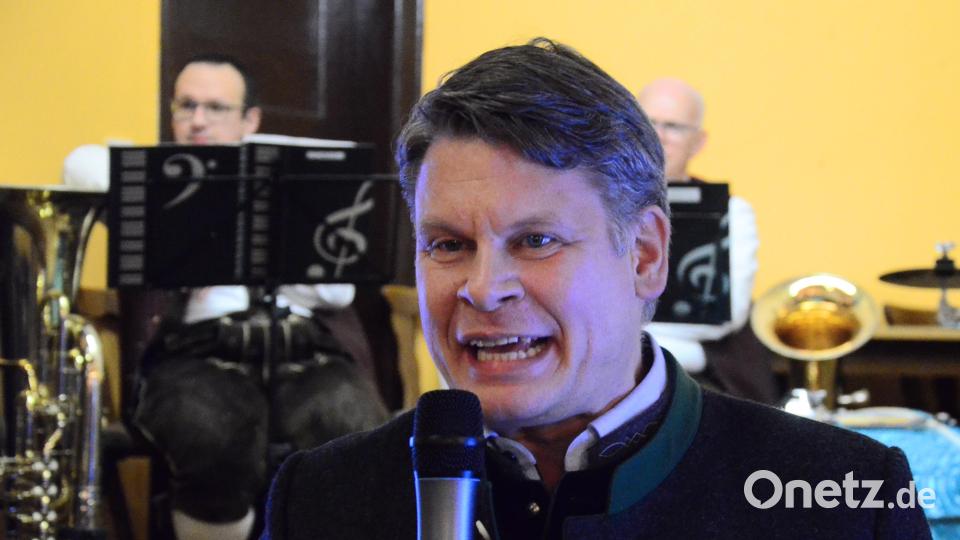 Oberbürgermeisterkandidat Benjamin Zeitler zeigte sich in Hochform. Bild: Kunz