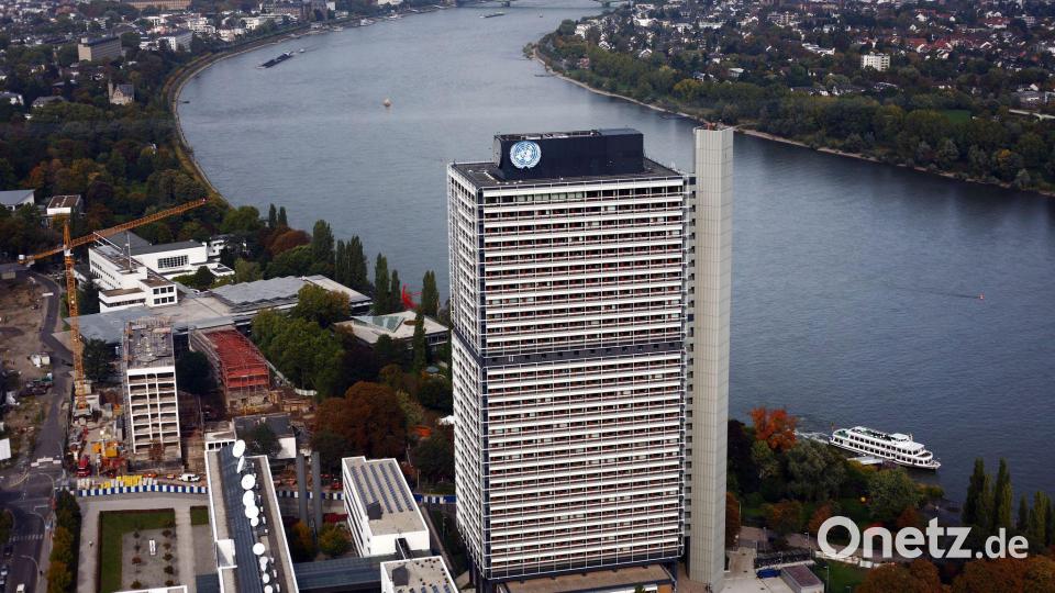 Der „Lange Eugen“, das ehemalige Abgeordnetenhaus des Bonner Regierungsviertels, ist heute Teil des UN-Campus. (Archivbild) Bild: picture alliance / dpa