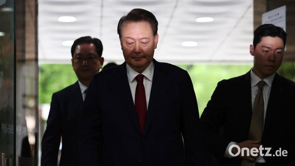 Ex-Präsident Yoon Suk Yeol droht die Todesstrafe. (Archivfoto) Bild: Kim Hong-Ji/Pool Reuters/AP/dpa