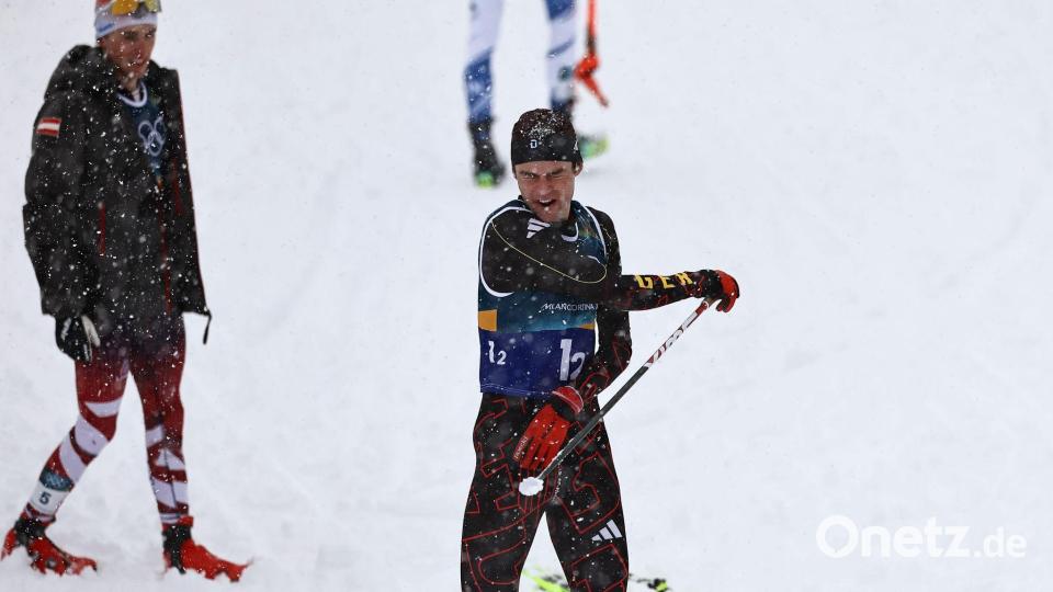 Bei Vinzenz Geiger saß der Frust tief. Bild: Daniel Karmann/dpa