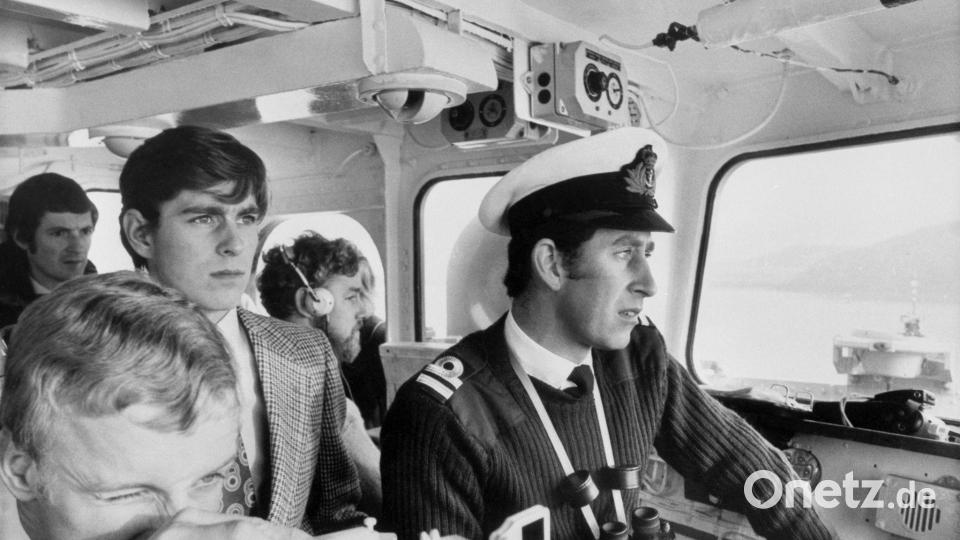 Damals noch als Brüder vereint: Charles und Andrew. (Archivbild) Bild: Pa/PA Wire/dpa
