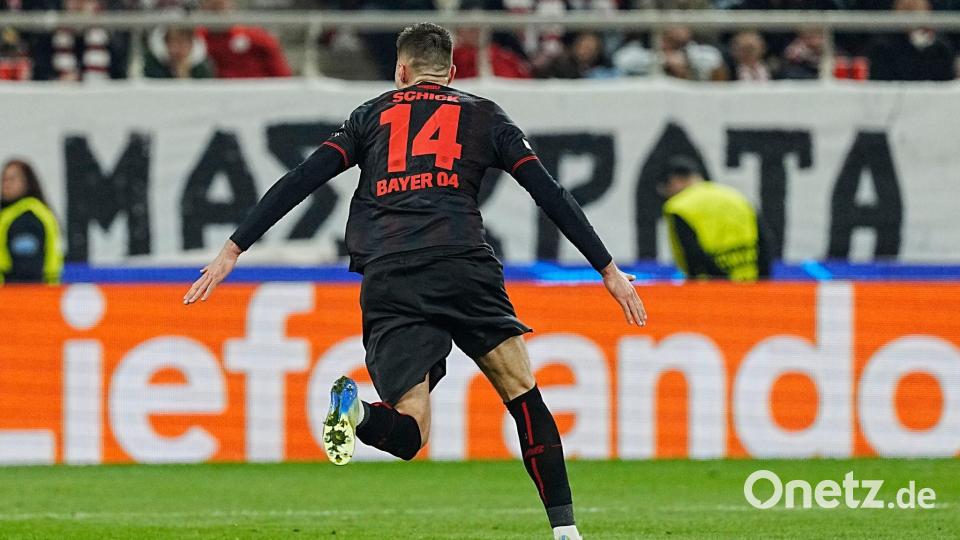 Matchwinner: Patrik Schick entschied die Partie mit einem Doppelpack binnen 144 Sekunden Bild: Petros Giannakouris/AP/dpa