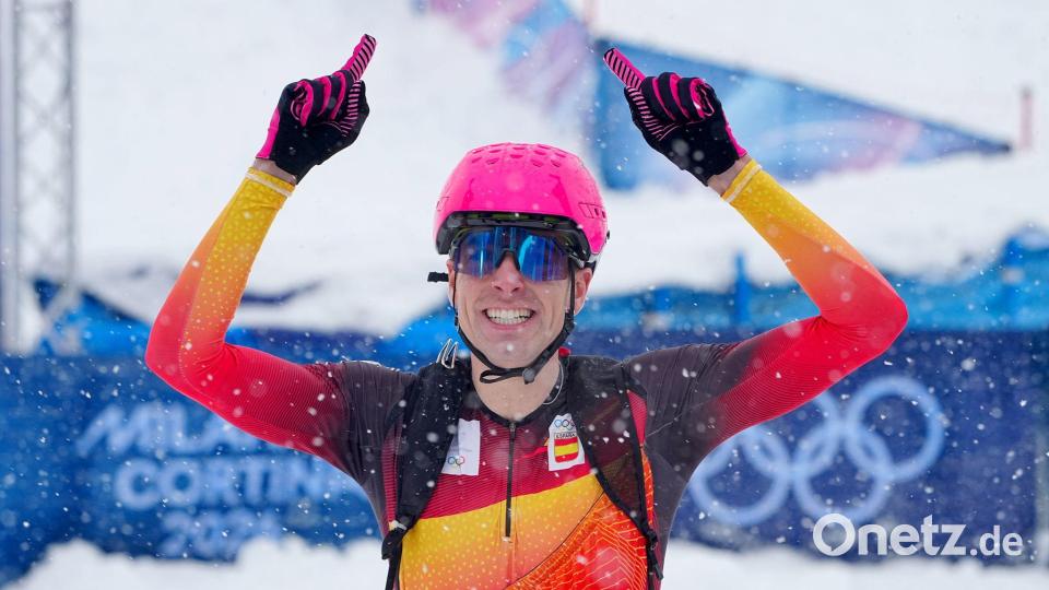 Jubelt über Gold: Oriol Cardona Coll Bild: Michael Kappeler/dpa