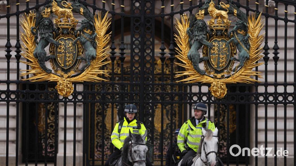 Der Tag nach der vorübergehenden Festnahme vor dem Buckingham Palace. Bild: Kin Cheung/AP/dpa