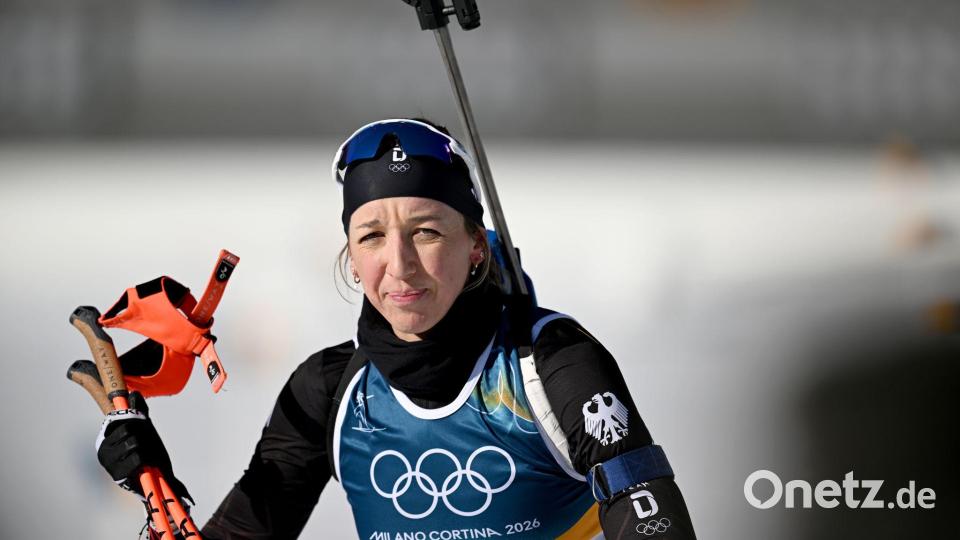 Franziska Preuß wird nicht mehr im Weltcup starten. Bild: Hendrik Schmidt/dpa
