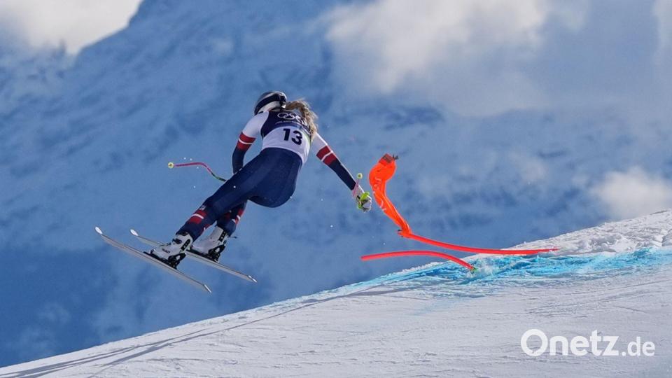 Lindsey Vonn war bei der olympischen Abfahrt in Cortina d'Ampezzo schwer gestürzt. (Archivfoto) Bild: Jacquelyn Martin/AP/dpa