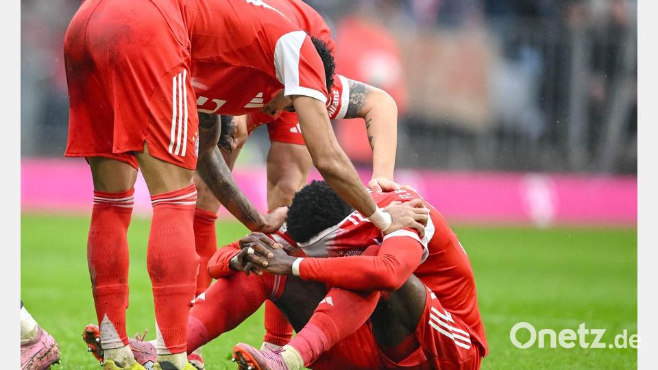 Davies brauchte Trost von den Kollegen. Bild: Harry Langer/dpa