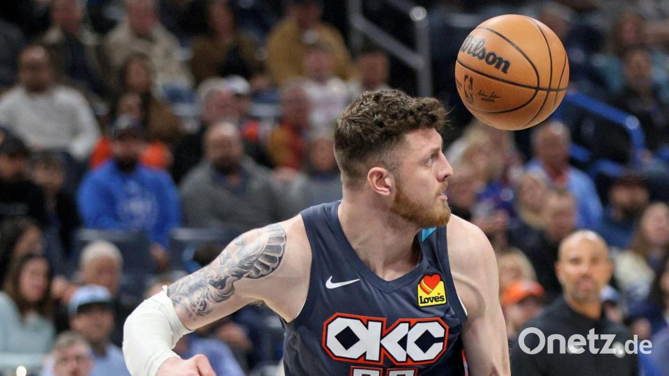Isaiah Hartenstein gewannn mit den Oklahoma City Thunder das erste Spiel nach der All-Star-Pause. Bild: Nate Billings/AP/dpa