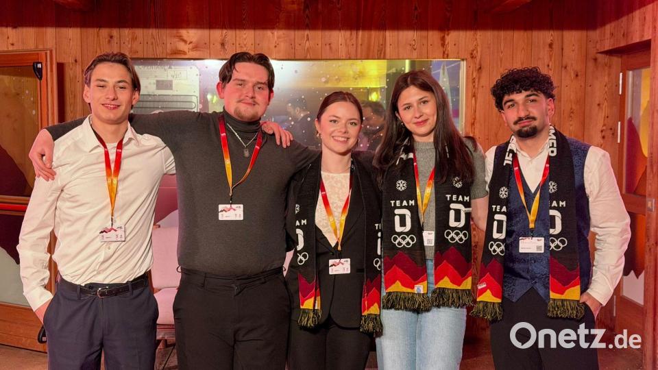 Die 5-Gründer von „SkillFIT“. Bild: Christoph Lother/dpa