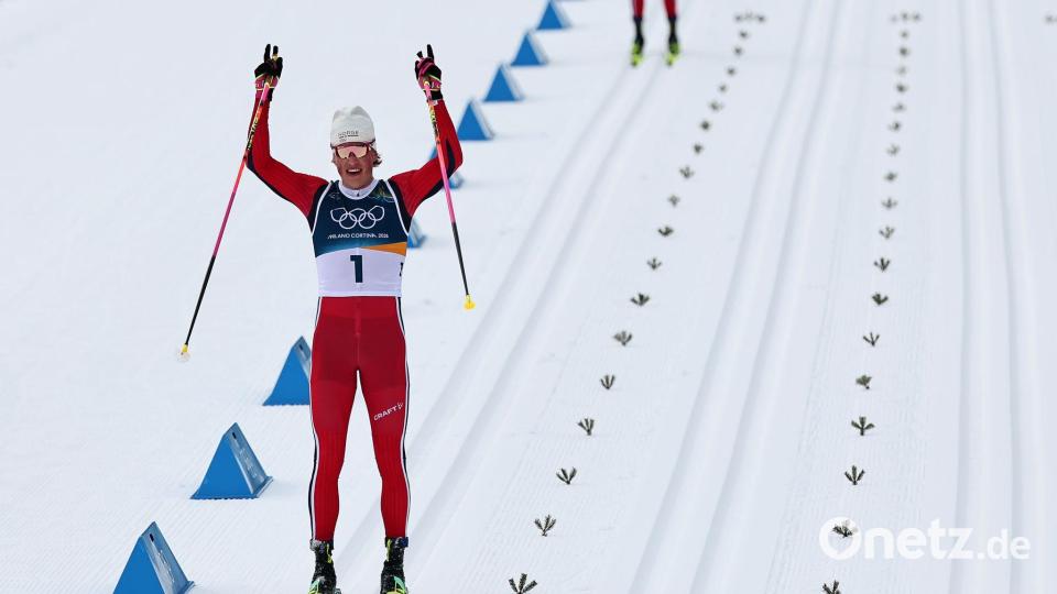 Johannes Hoesflot Klaebo war bei diesen Winterspielen unaufhaltsam. Bild: Daniel Karmann/dpa